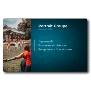 Carte Cadeau – Groupe – Pack « Découverte »