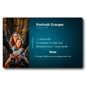 Carte Cadeau – Groupe – Pack « Empreinte »
