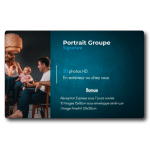 Carte Cadeau – Groupe – Pack "Signature"