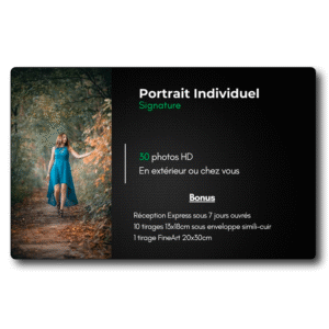 Carte Cadeau – Individuel – Pack Signature