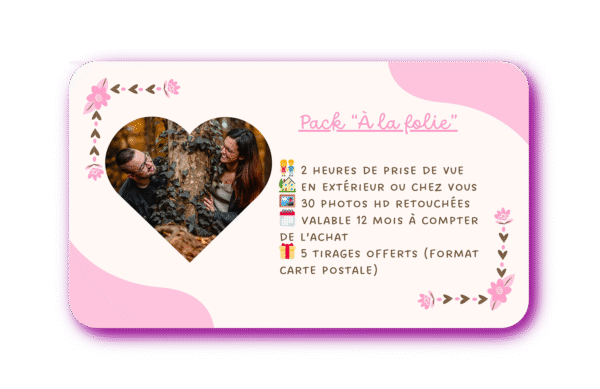 Carte Cadeau — Pack “À la folie”