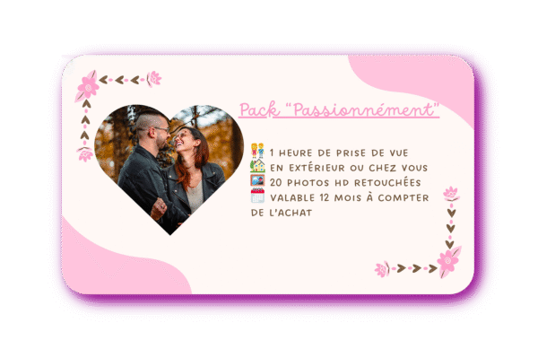 Carte Cadeau — Pack “Passionnément”